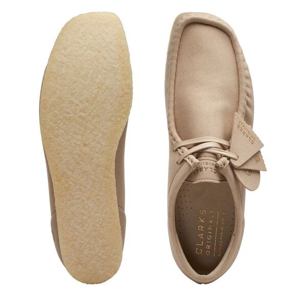 Clarks Mens Wallabee Beige Shoes (NWT) - Picture 6 of 6